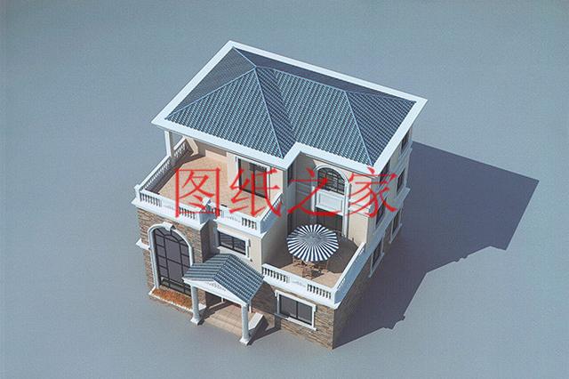 5套三層別墅設(shè)計(jì)圖，新穎的外觀設(shè)計(jì)，布局合理！