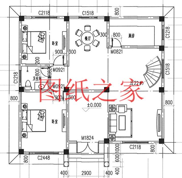 5套三層別墅設(shè)計(jì)圖，新穎的外觀設(shè)計(jì)，布局合理！