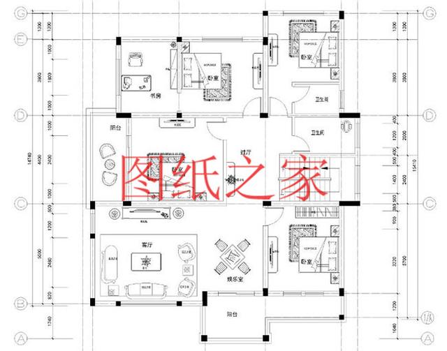 5套三層別墅設(shè)計(jì)圖，新穎的外觀設(shè)計(jì)，布局合理！