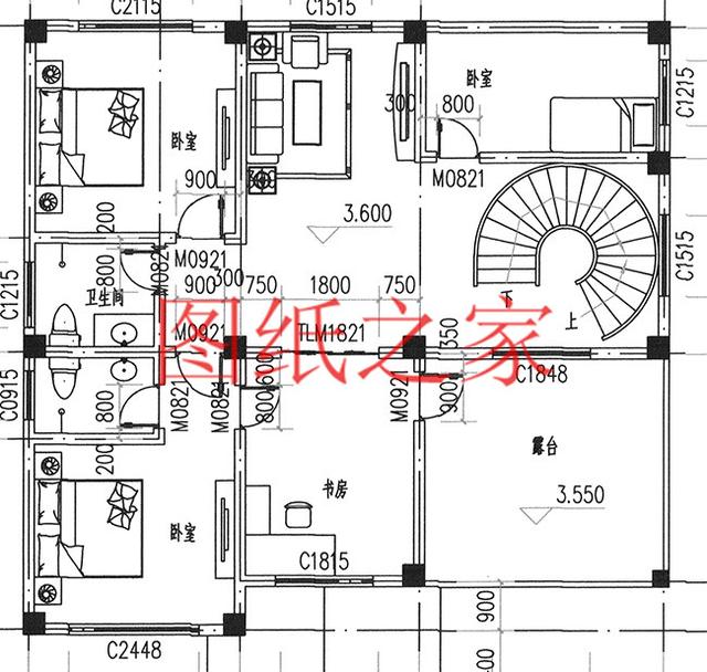 5套三層別墅設(shè)計(jì)圖，新穎的外觀設(shè)計(jì)，布局合理！
