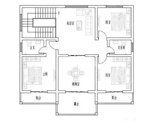 磚混結(jié)構(gòu)兩層自建房，新型農(nóng)村建筑，您的首選！