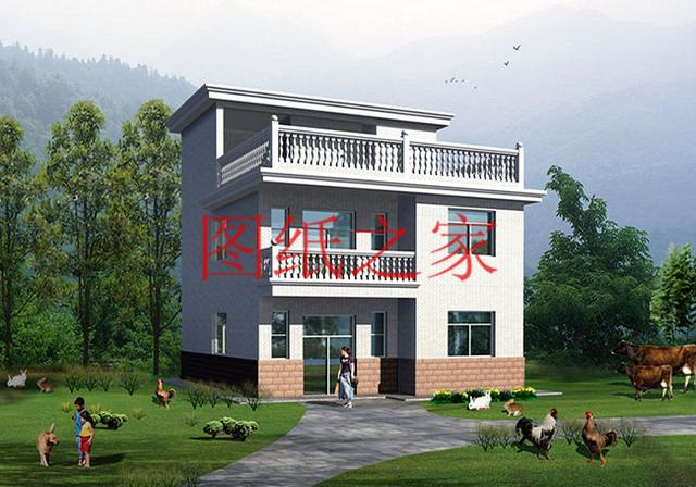 6套三層別墅設(shè)計(jì)圖，時(shí)尚外觀，建成就是一道亮麗的風(fēng)景線