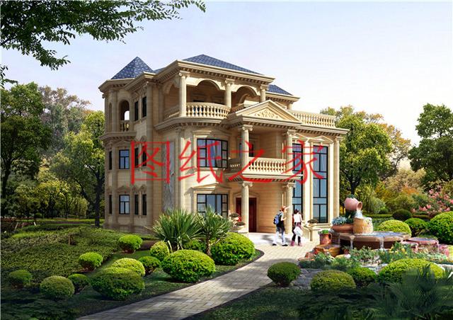 6套三層別墅設(shè)計(jì)圖，時(shí)尚外觀，建成就是一道亮麗的風(fēng)景線