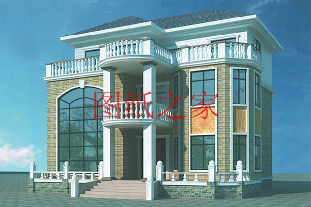 6套三層別墅設(shè)計(jì)圖，時(shí)尚外觀，建成就是一道亮麗的風(fēng)景線