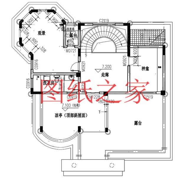 6套三層別墅設(shè)計(jì)圖，時(shí)尚外觀，建成就是一道亮麗的風(fēng)景線