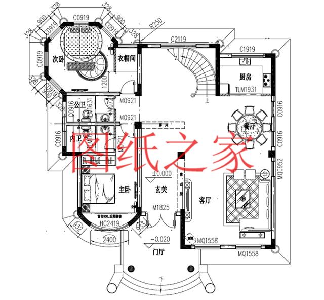 6套三層別墅設(shè)計(jì)圖，時(shí)尚外觀，建成就是一道亮麗的風(fēng)景線