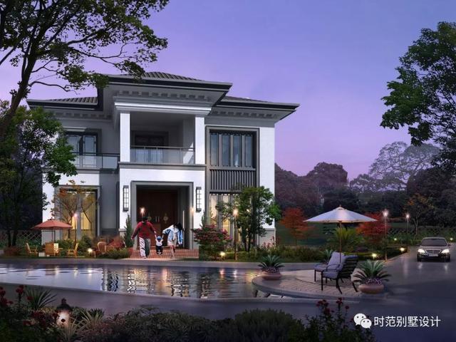 小戶型新中式別墅設(shè)計(jì)圖，外觀精美，功能齊全，快來(lái)選購(gòu)把！