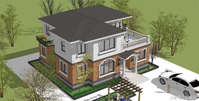 浪漫主義的簡歐別墅設(shè)計圖，心向往之......