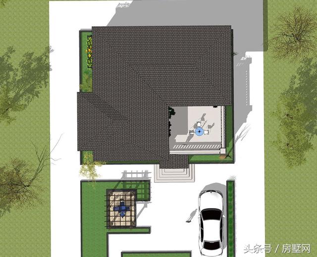 浪漫主義的簡歐別墅設(shè)計圖，心向往之......