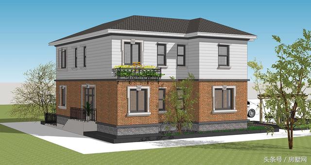 浪漫主義的簡歐別墅設(shè)計圖，心向往之......