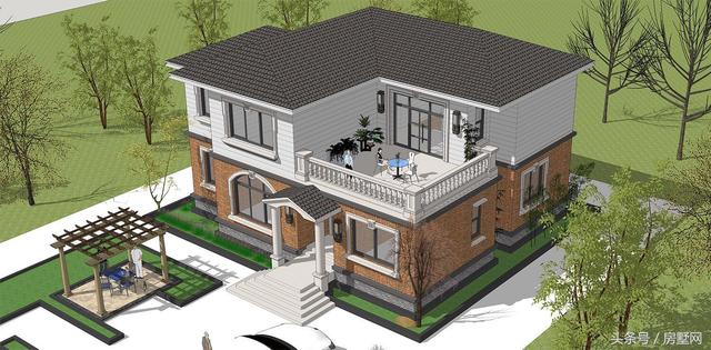 浪漫主義的簡歐別墅設(shè)計圖，心向往之......