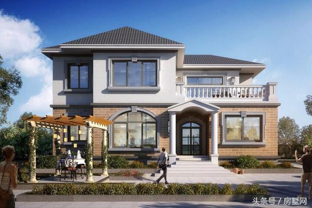 浪漫主義的簡歐別墅設(shè)計圖，心向往之......