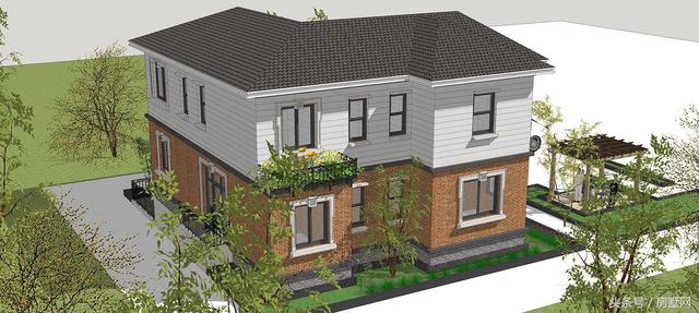 浪漫主義的簡歐別墅設(shè)計圖，心向往之......