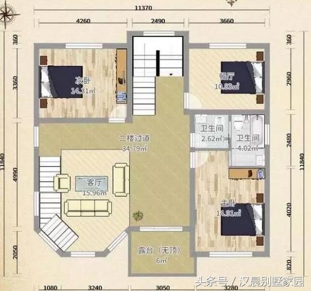 別墅設(shè)計圖，地基花了幾十萬，建好后讓大家羨慕不已！