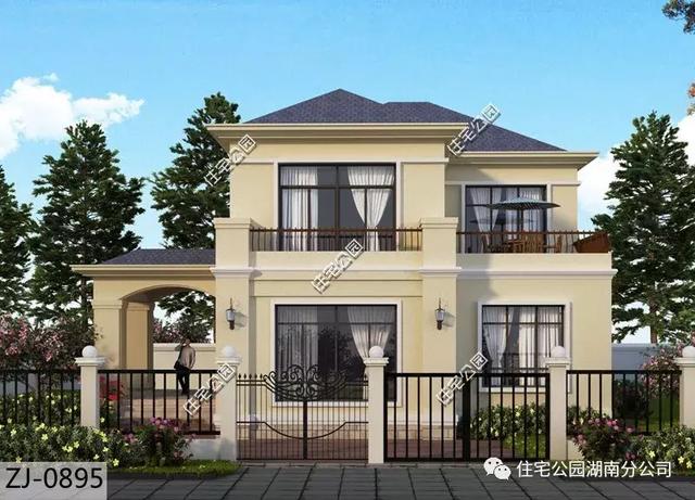 13×15米現(xiàn)代風(fēng)格別墅設(shè)計(jì)圖，盡享田園生活