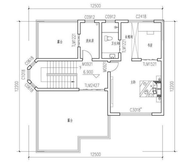 2款三層別墅設(shè)計圖，都帶露臺，尤其第二款，豪華無比