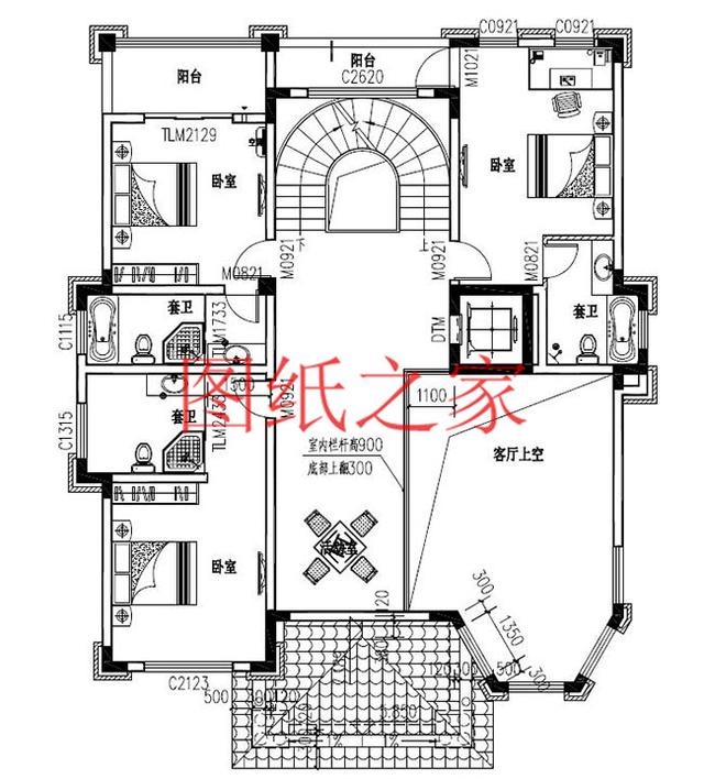 6款豪華時(shí)尚農(nóng)村三層別墅設(shè)計(jì)圖，戶(hù)型好到?jīng)]得挑