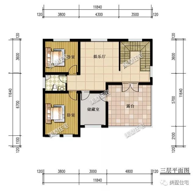 5款三層別墅設(shè)計(jì)圖，客廳挑空設(shè)計(jì)，既大膽又新穎