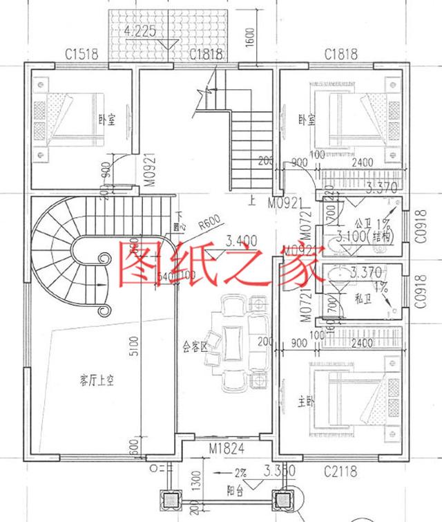 6套三層別墅設(shè)計圖，端莊大氣，氣勢恢宏！