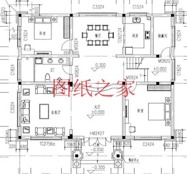 6套三層別墅設(shè)計圖，端莊大氣，氣勢恢宏！