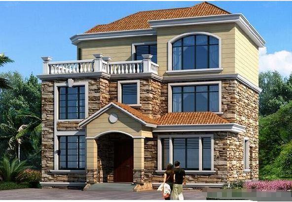 三層帶露臺的別墅設(shè)計圖，讓您氣派非凡！