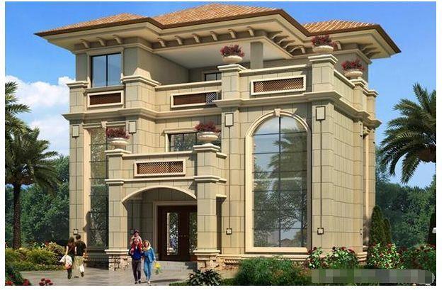 三層帶露臺的別墅設(shè)計圖，讓您氣派非凡！