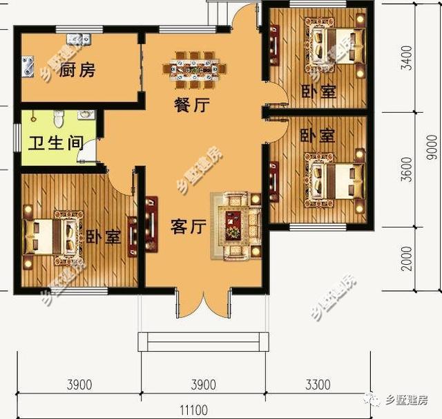 農(nóng)村自建房，優(yōu)雅簡(jiǎn)潔又美觀，精巧可愛(ài)。