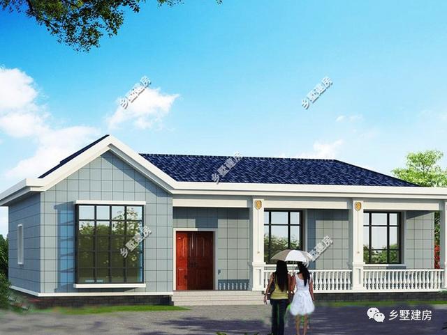 一層別墅設(shè)計(jì)圖，遠(yuǎn)離城市的喧囂，還您清新自然。