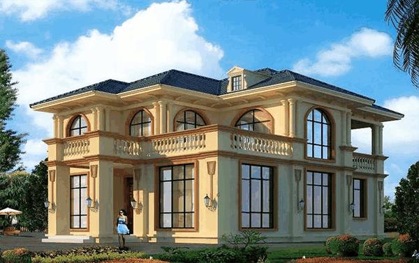 二層歐式別墅設(shè)計(jì)圖，巧奪天工，活力十足。