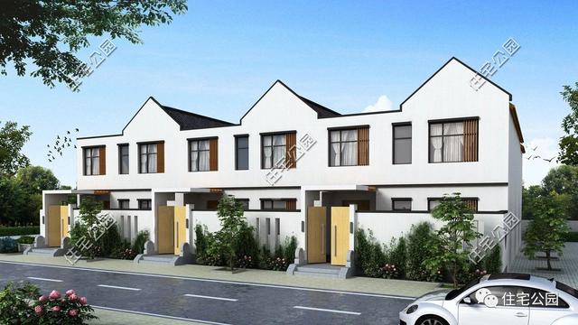 兩層別墅設計圖，經濟實用，外型美觀，布局合理。