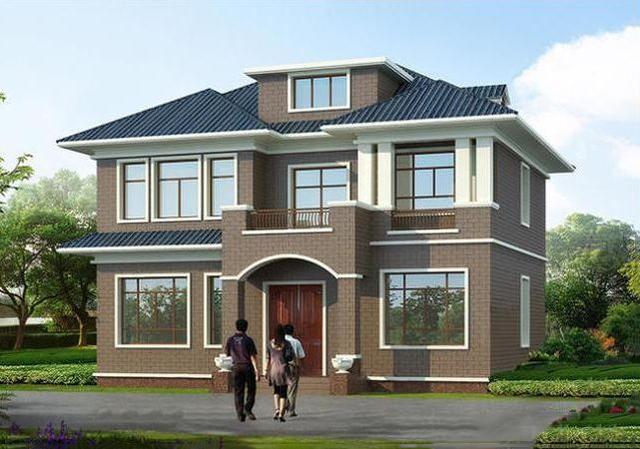 120平米的二層別墅設(shè)計(jì)圖，六室三廳帶閣樓很實(shí)用