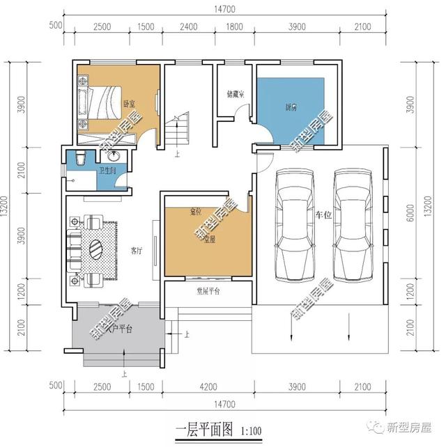 9套農(nóng)村帶車(chē)庫(kù)設(shè)計(jì)圖，簡(jiǎn)單、優(yōu)雅，打造您溫馨的家