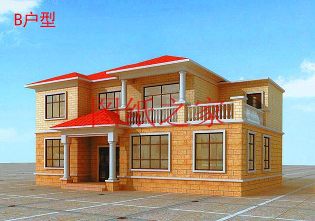 5套農(nóng)村二層自建房，美觀實用造價低，全家人的最愛！