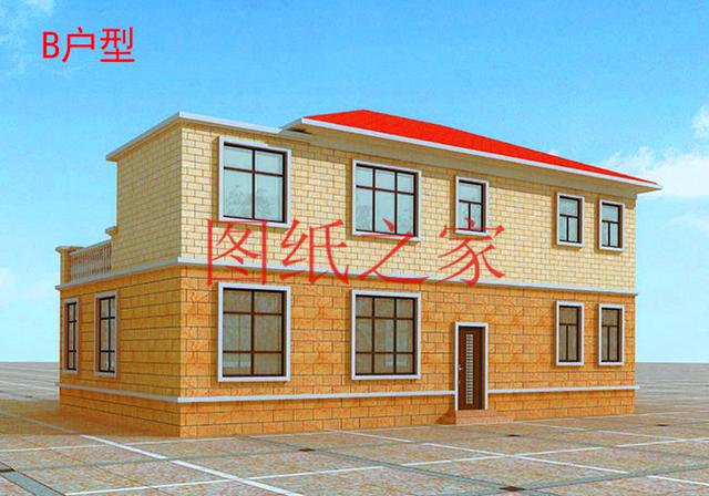 5套農(nóng)村二層自建房，美觀實用造價低，全家人的最愛！