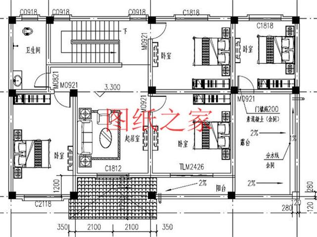 5套農(nóng)村二層自建房，美觀實用造價低，全家人的最愛！