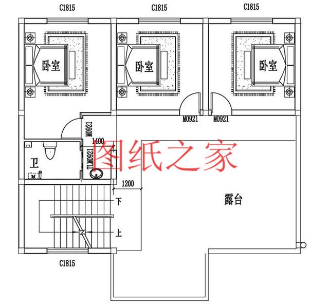 5套農(nóng)村三層別墅設(shè)計(jì)圖，主體造價(jià)低廉，值得推薦！