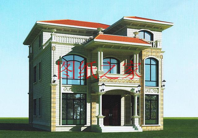 5套農(nóng)村三層別墅設(shè)計(jì)圖，主體造價(jià)低廉，值得推薦！