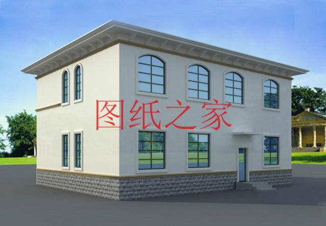 6套二層別墅設(shè)計圖，外觀美麗大方，經(jīng)濟實用型住宅。