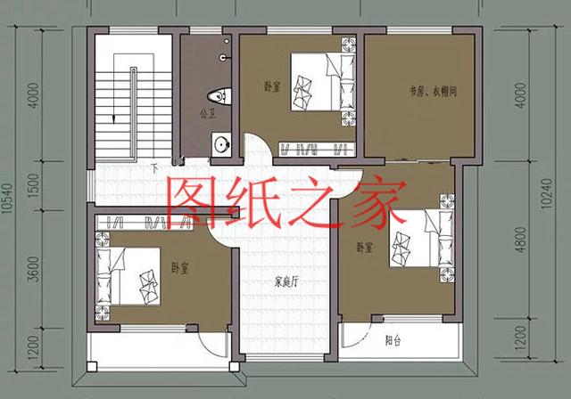 6套二層別墅設(shè)計圖，外觀美麗大方，經(jīng)濟實用型住宅。