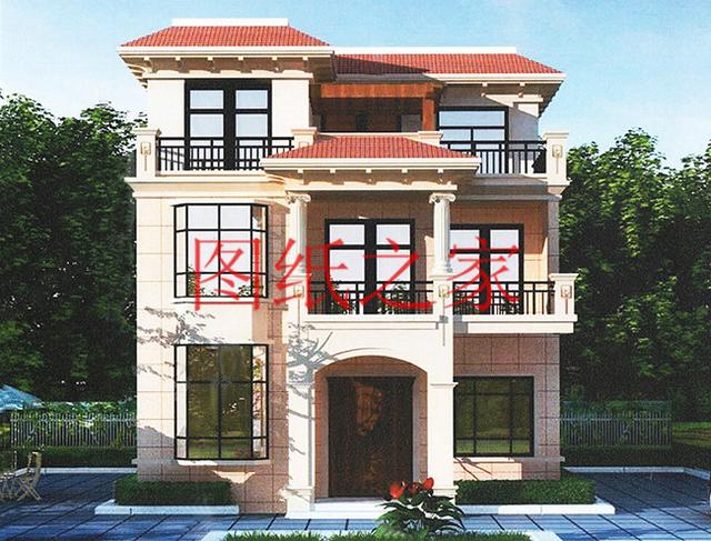 6套三層別墅設計圖，占地小，外觀精美，值得擁有！