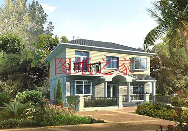 二層農(nóng)村自建房，外觀新穎獨(dú)特，您的建筑在村里獨(dú)一無二