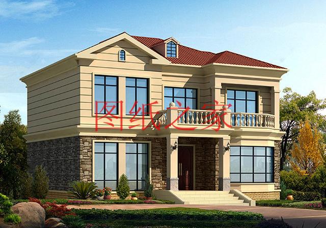 二層農(nóng)村自建房，外觀新穎獨(dú)特，您的建筑在村里獨(dú)一無二