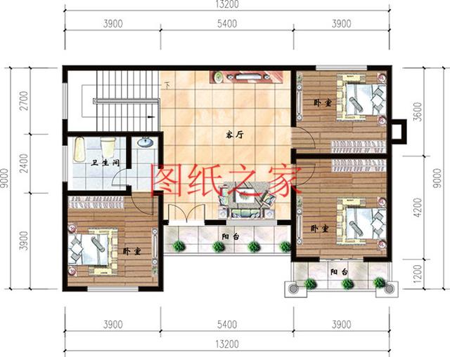 二層別墅設(shè)計(jì)圖，外觀新穎漂亮、布局科學(xué)合理，您的首選！