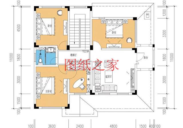 二層別墅設(shè)計(jì)圖，外觀新穎漂亮、布局科學(xué)合理，您的首選！