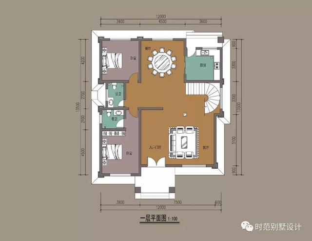 三層歐式復式別墅設計圖，挑空客廳多陽臺，讓您樂趣無窮！