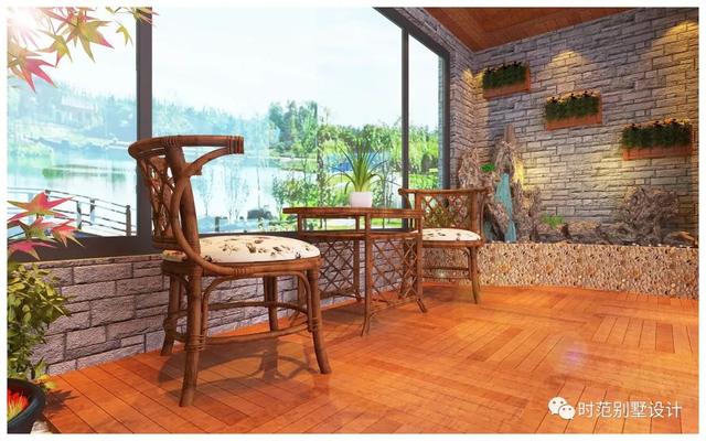 兩層歐式別墅設(shè)計(jì)圖，帶車庫(kù)，環(huán)境清幽，采光好。