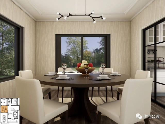 現(xiàn)代別墅設(shè)計(jì)圖，外觀造型簡(jiǎn)單大方，藝術(shù)感十足。