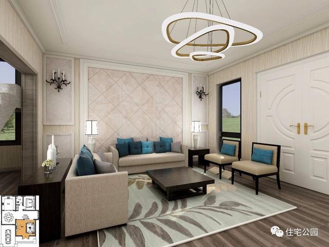 現(xiàn)代別墅設(shè)計(jì)圖，外觀造型簡(jiǎn)單大方，藝術(shù)感十足。