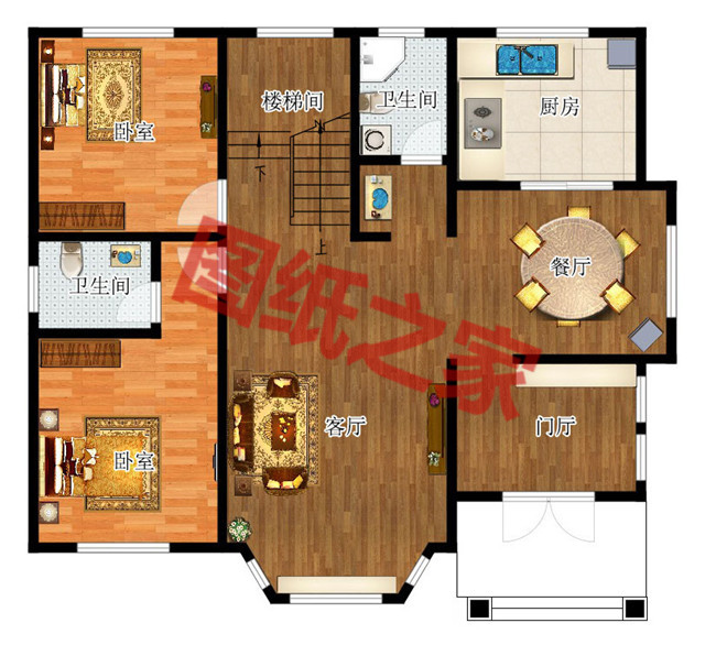 130平米左右三層農(nóng)村小別墅，經(jīng)典永不過時三層小洋樓