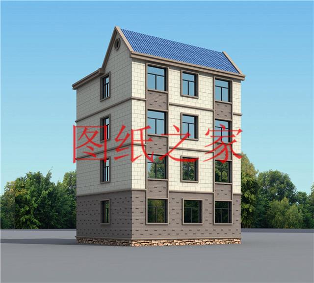 非常豪華大氣的農(nóng)村四層別墅設(shè)計(jì)圖，建成之后肯定人人羨慕